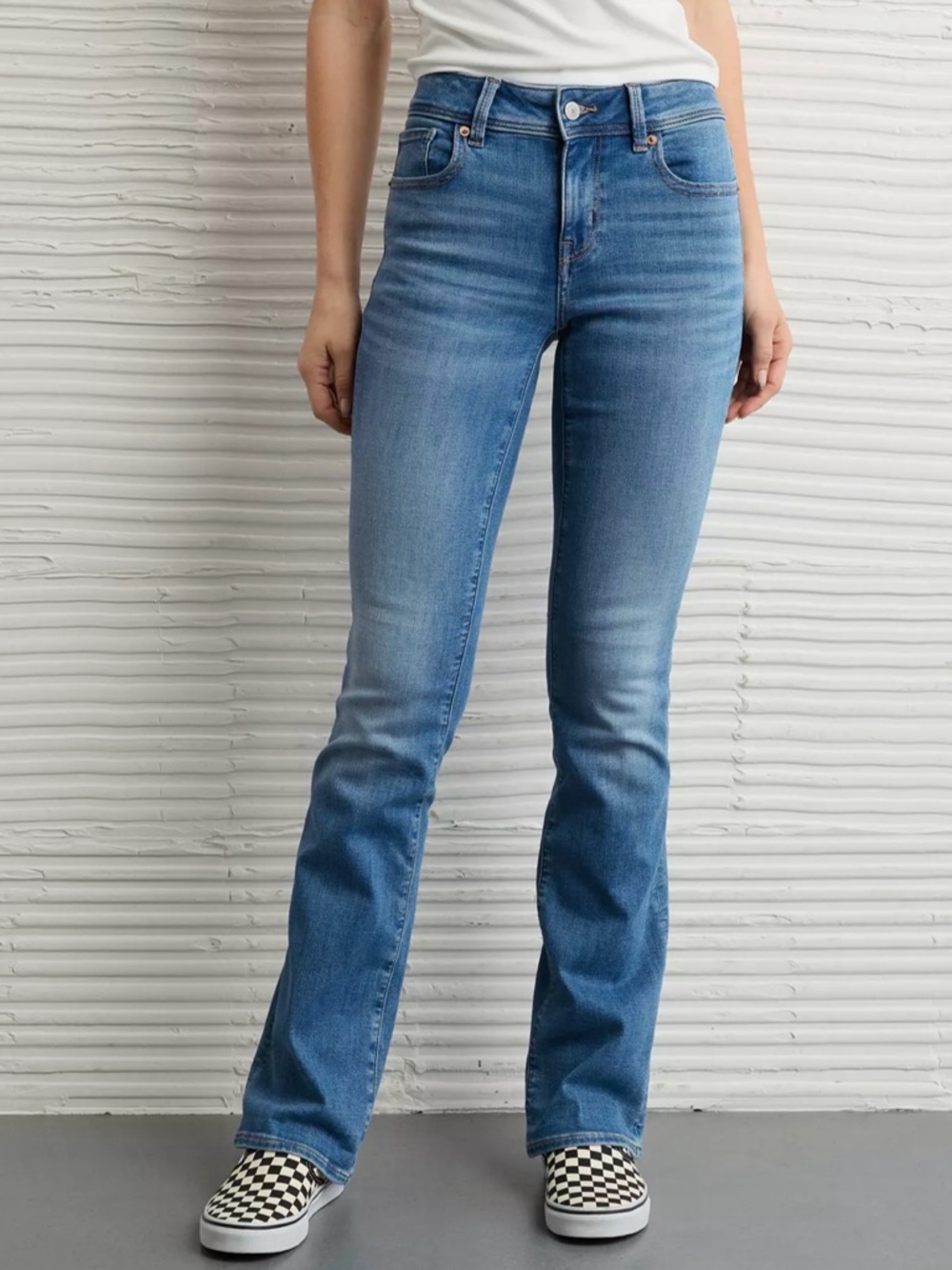 American Eagle Kick Bootcut Jean - Monaco Blue | Size 4 Short